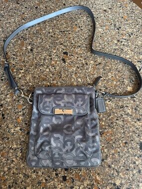 Coach Kristin Signature Grey Crossbody Bag